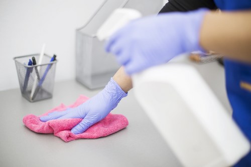 Carpet cleaning team focused on recycling and sustainable waste handling in Marylebone