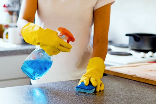 Commercial carpet cleaning in an office setting