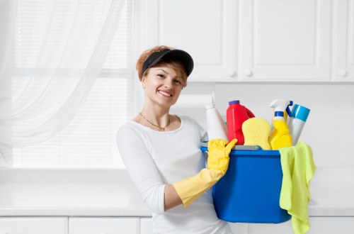 Professional after builders cleaning in a Marylebone flat after renovation