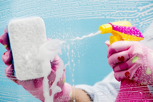 Local Marylebone cleaner preparing a tidy residential interior