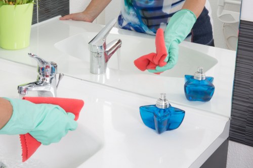 Kitchen and bathroom cleaning in a Marylebone apartment