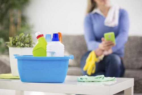 Routine cleaning tasks for a business premises in Marylebone